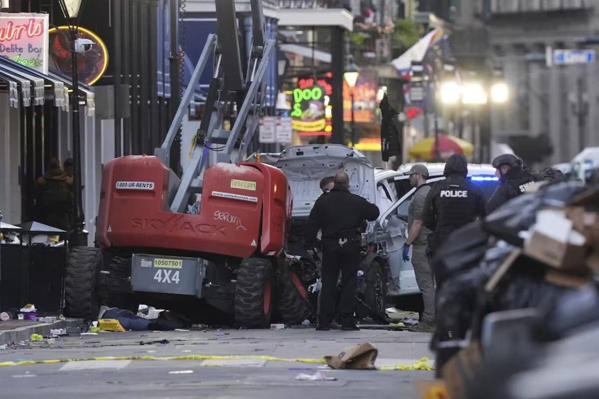 Mueren dos mexicanos tras atropello masivo en Nuevo Orleans