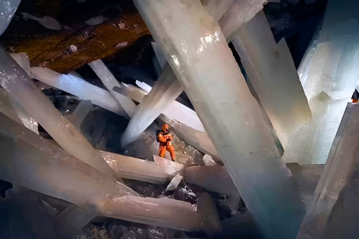 “Este es el lugar más surreal de México”: La Cueva de los Cristales no es ficción y está en Chihuahua