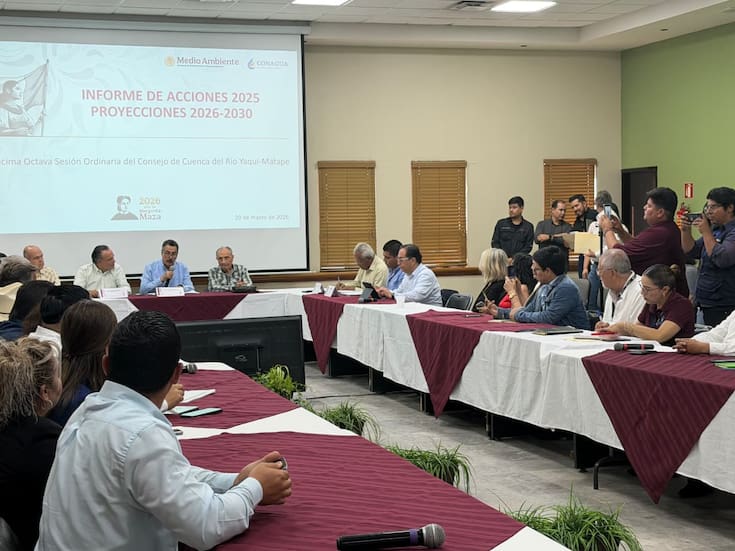 Realizan en Cajeme Consejo de Cuenca del Río Yaqui-Mátape; destacan inversión millonaria en infraestructura hidroagrícola