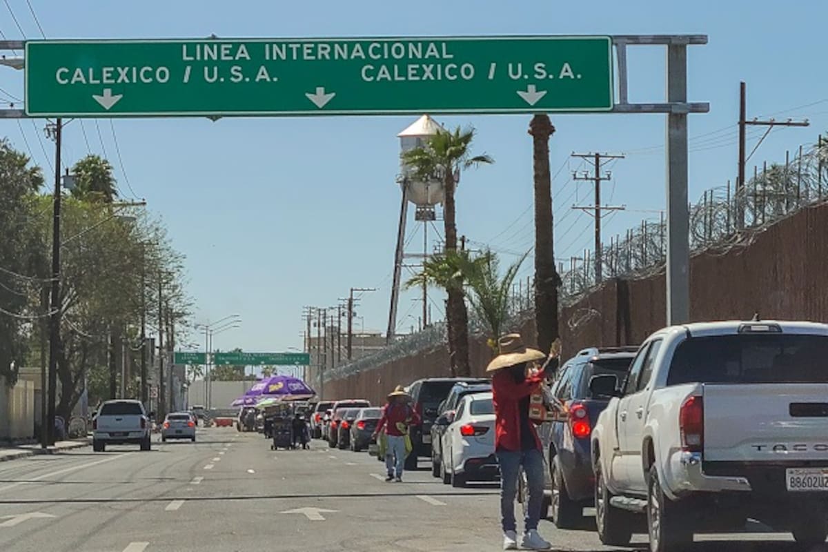 Tiempo de espera en garita en Mexicali