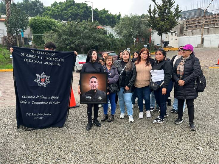 Viudas de agentes piden se cumplan los acuerdos