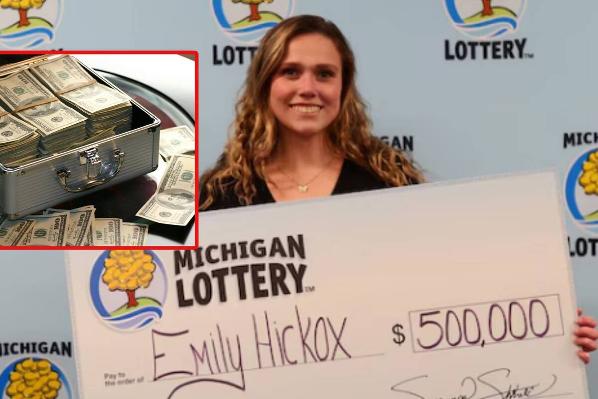 Mujer gana 500 mil dólares en la lotería con un boleto que le dieron en un intercambio de regalos
