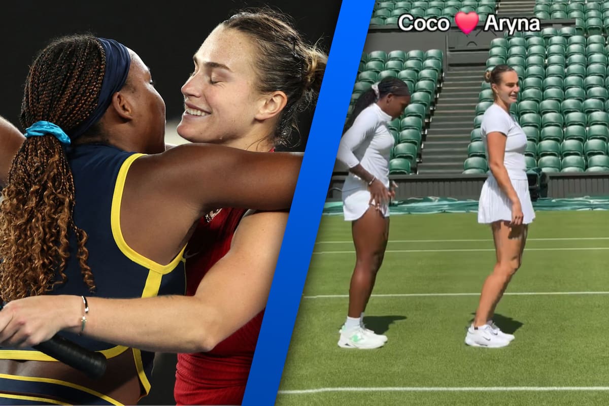 Coco Gauff y Aryna Sabalenka “vuelven” a ser amigas para grabar un tiktok