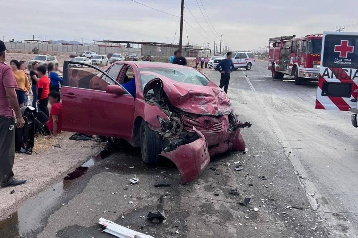 Choque en carretera Mexicali-San Felipe deja un muerto y 8 heridos