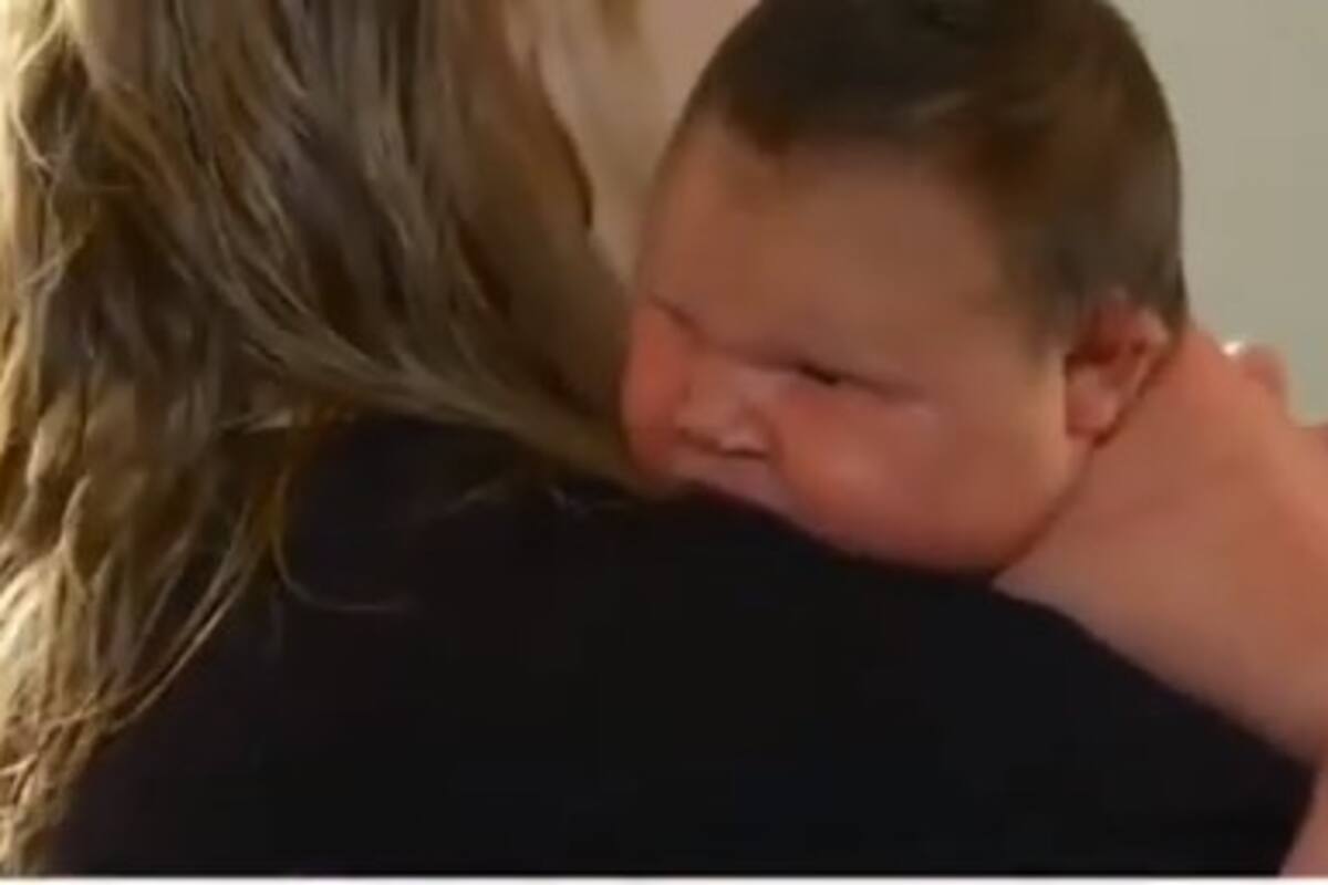 "Mi pequeña luchadora de sumo": Madre da a luz a bebé de casi 6 kg