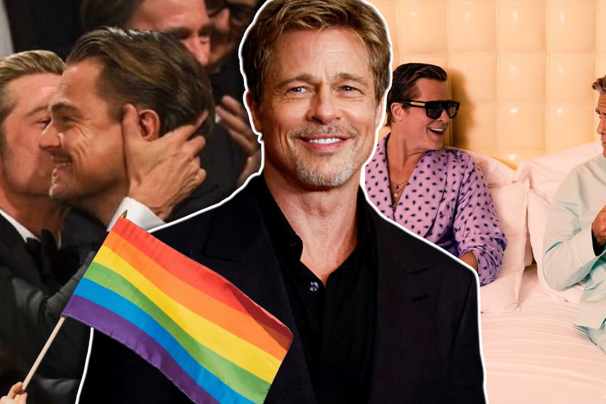 Brad Pitt lamenta nunca haber tenido una experiencia homosexual