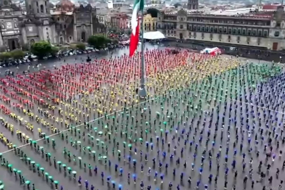 Bandera LGBTTTIQ+ más grande del mundo, la organiza CDMX en el Zócalo: Esto dijo Clara Brugada