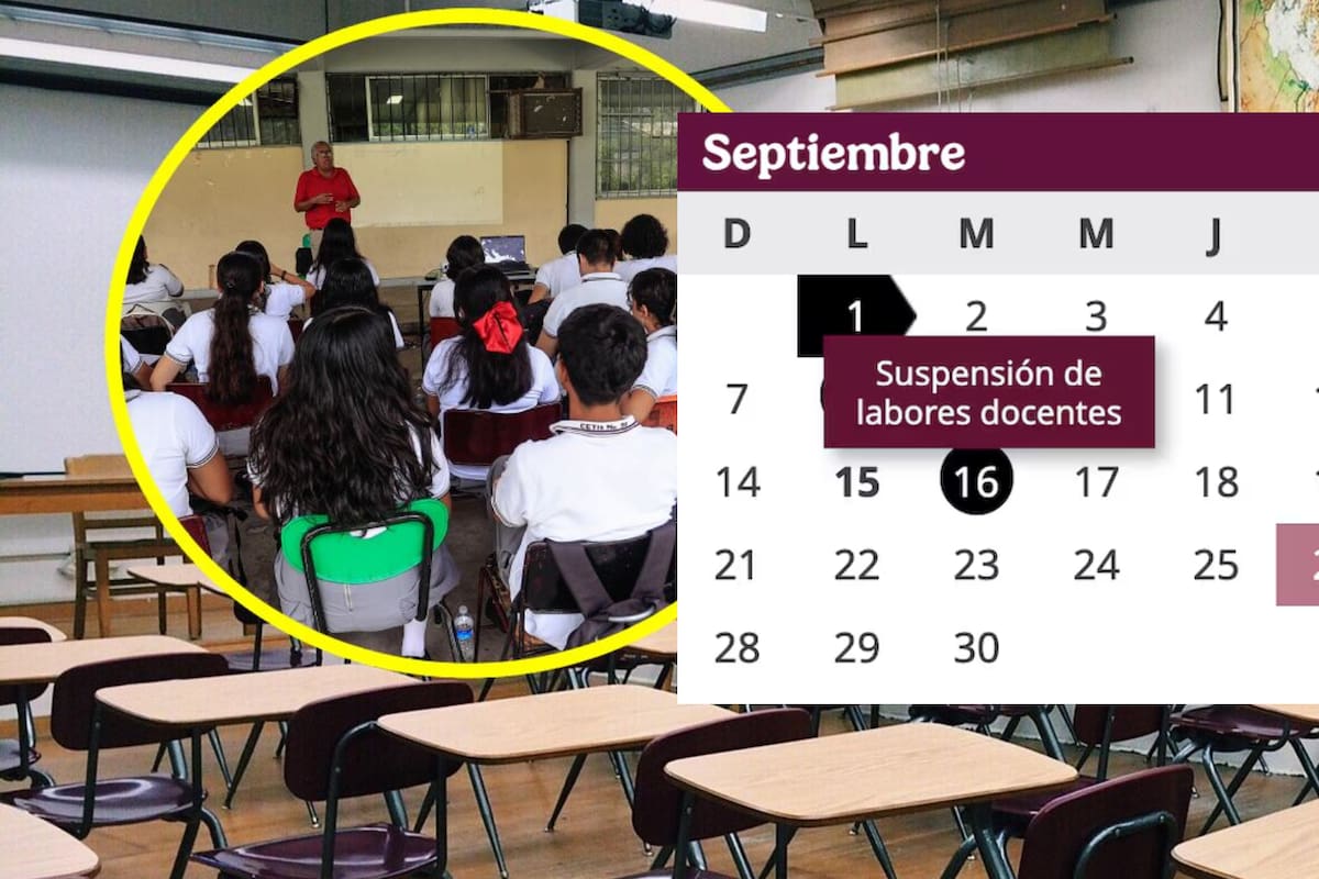 Estos son los puentes de septiembre 2025 y días de descanso que reconoce el Calendario de la SEP