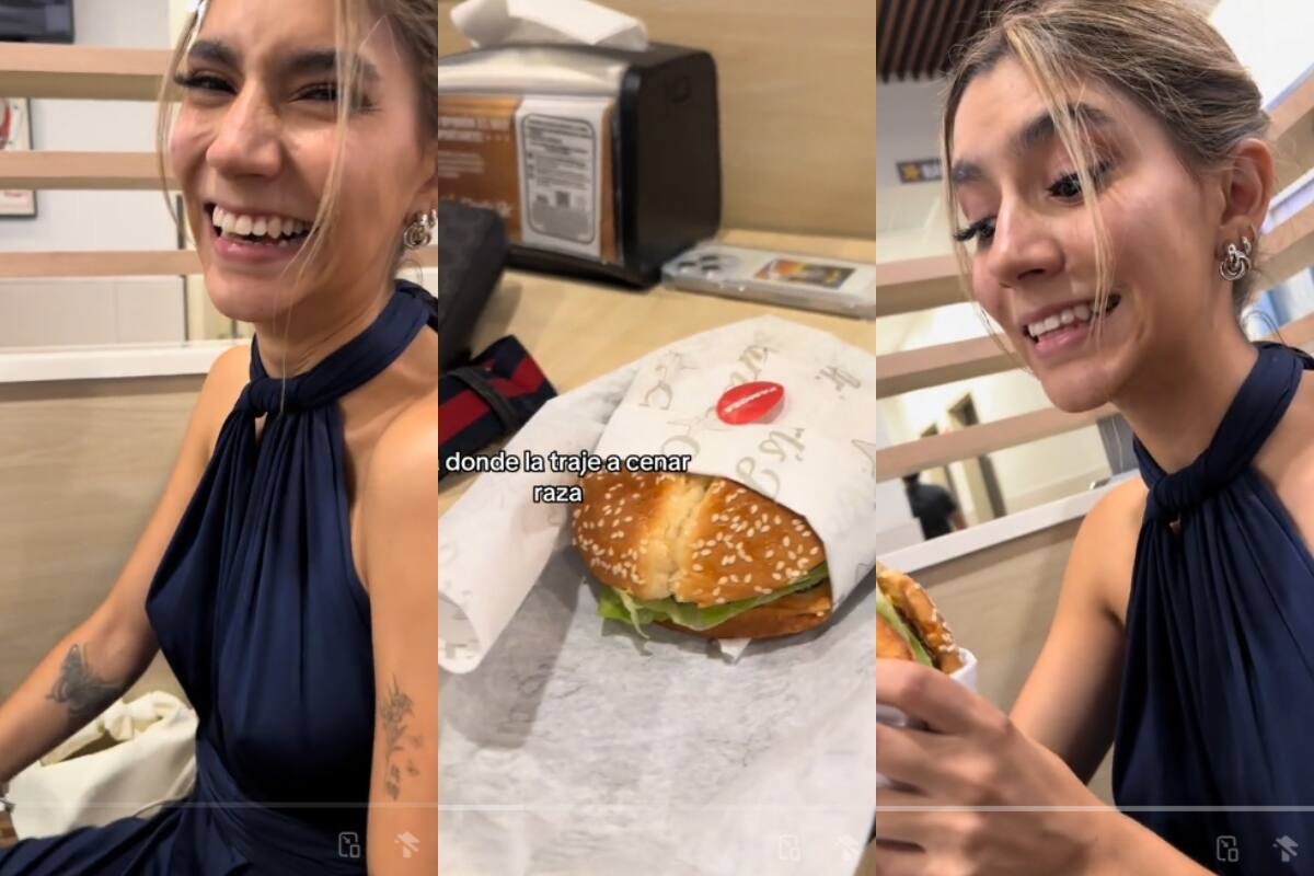 Joven invita a su novia a cenar, ¡pero ella se pone vestido elegante para ir al Carl’s Jr!