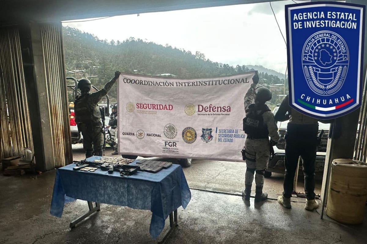 Desmantelan punto de “halconeo” y decomisan arsenal en Guadalupe y Calvo, Chihuahua