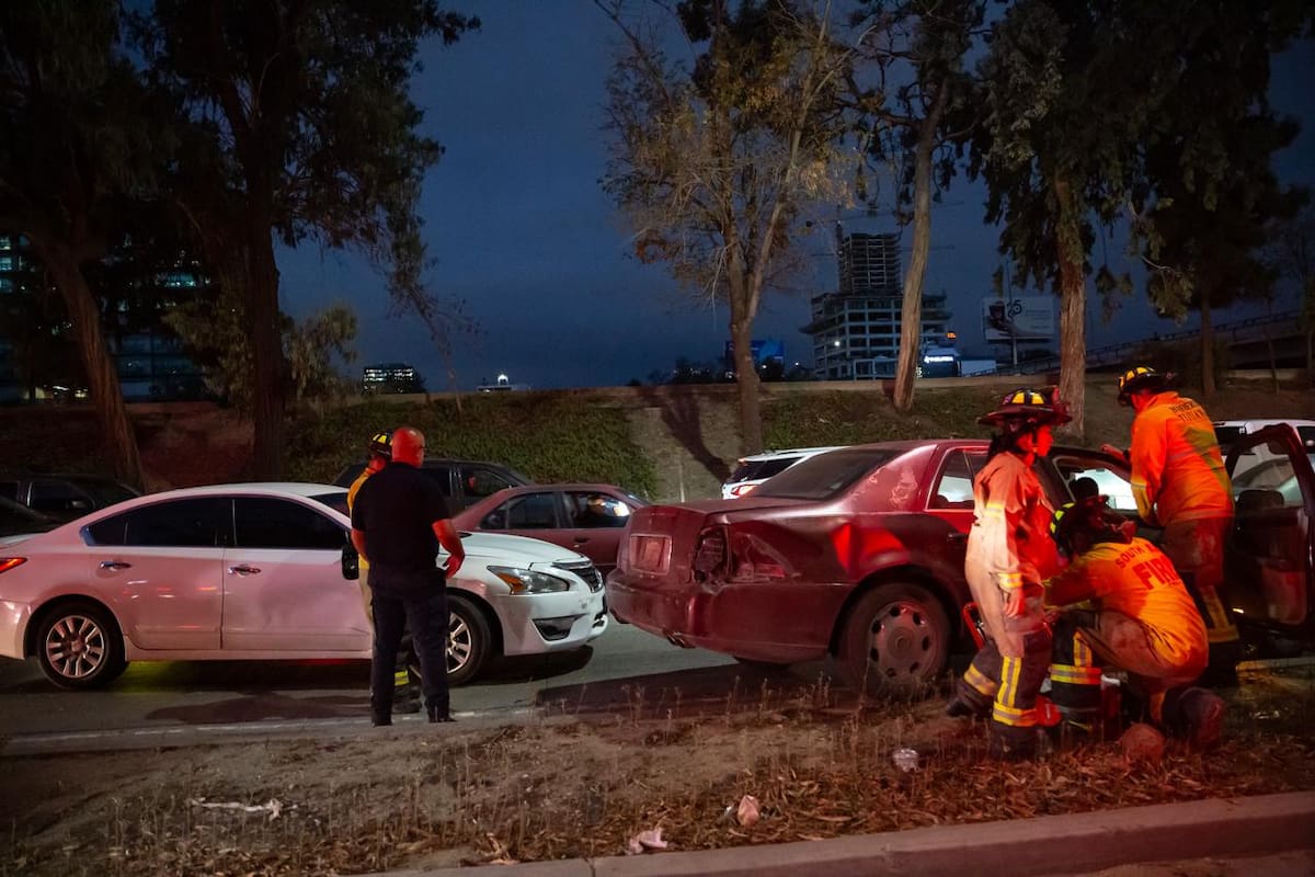 Choque en Vía Rápida deja a una lesionada