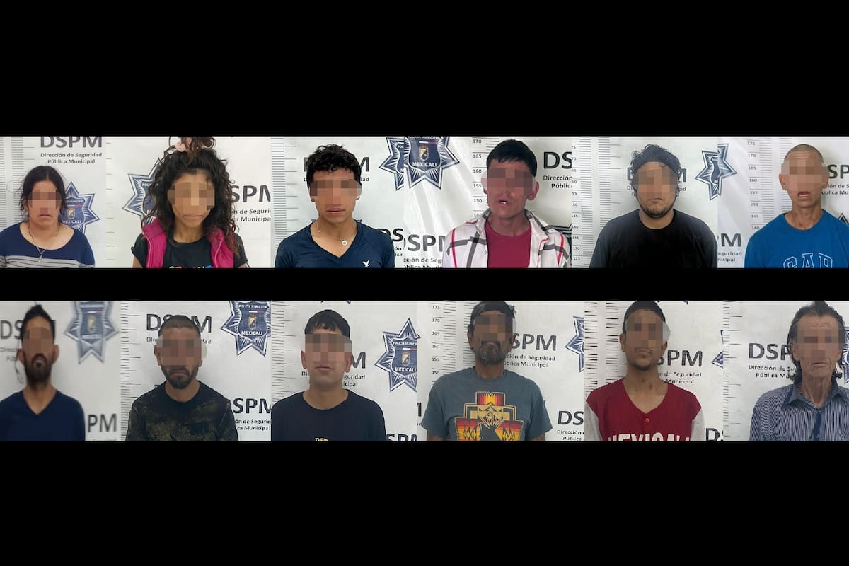 En menos de 10 horas, arrestan a 12 por allanamiento en distintos puntos de Mexicali