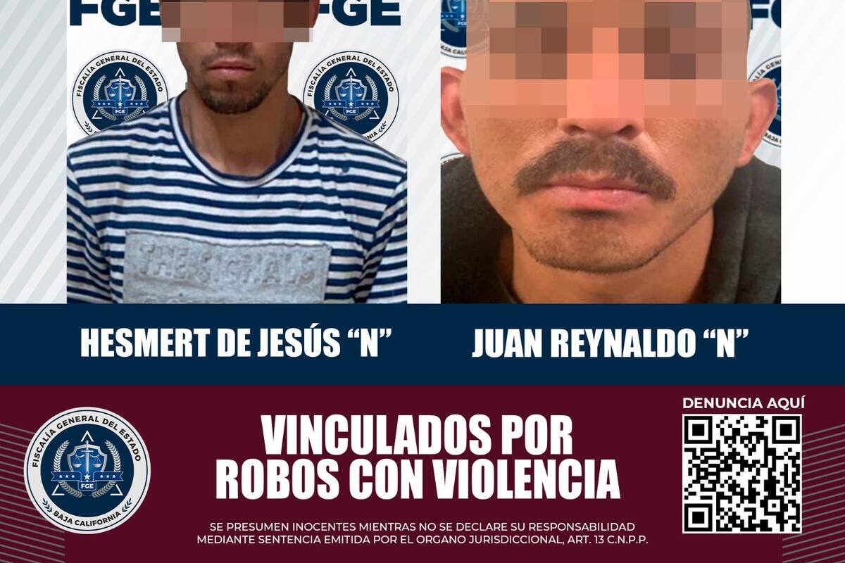 Dejan en prisión a dos por asaltos en autoservicios