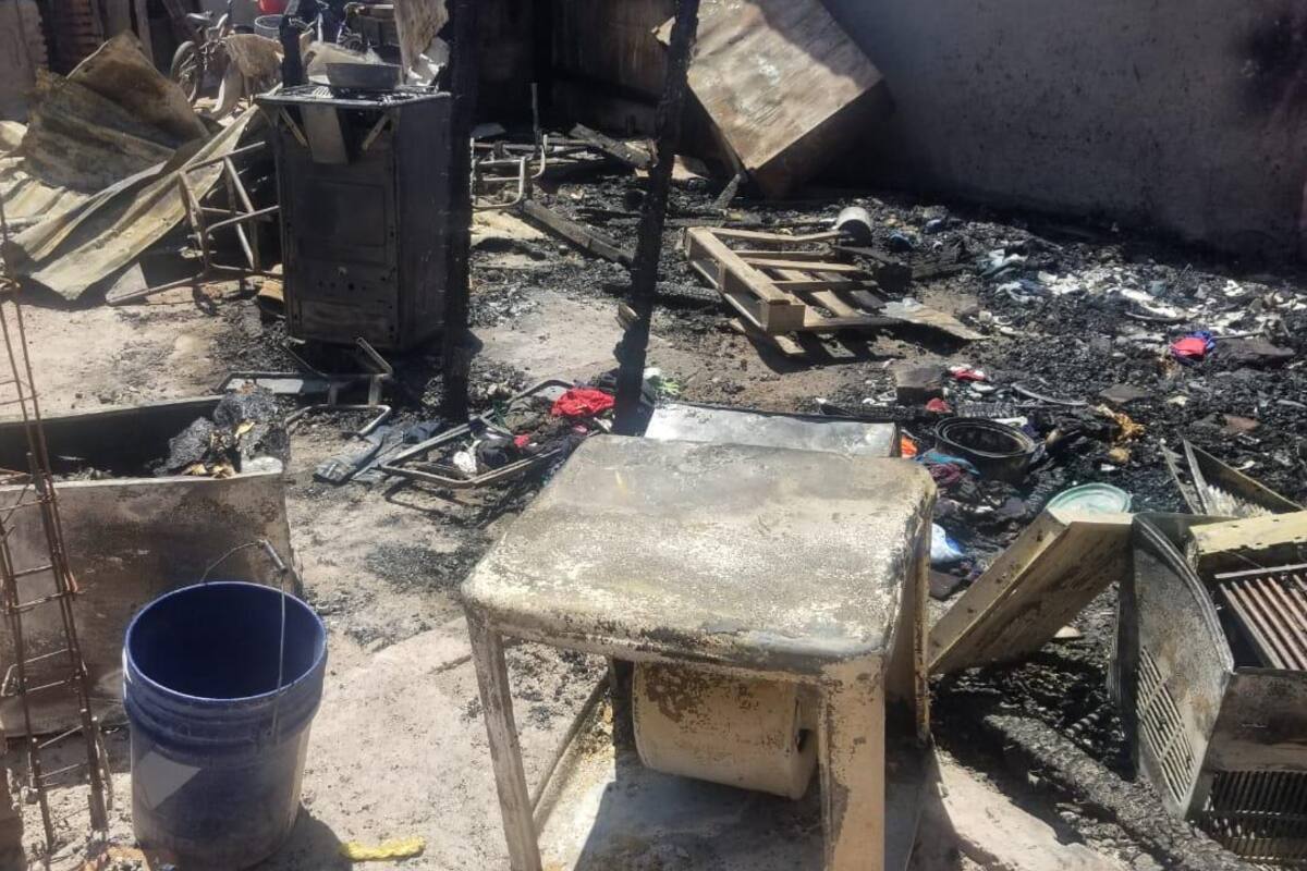 Un incendio le arrebata su hogar a navojoenses