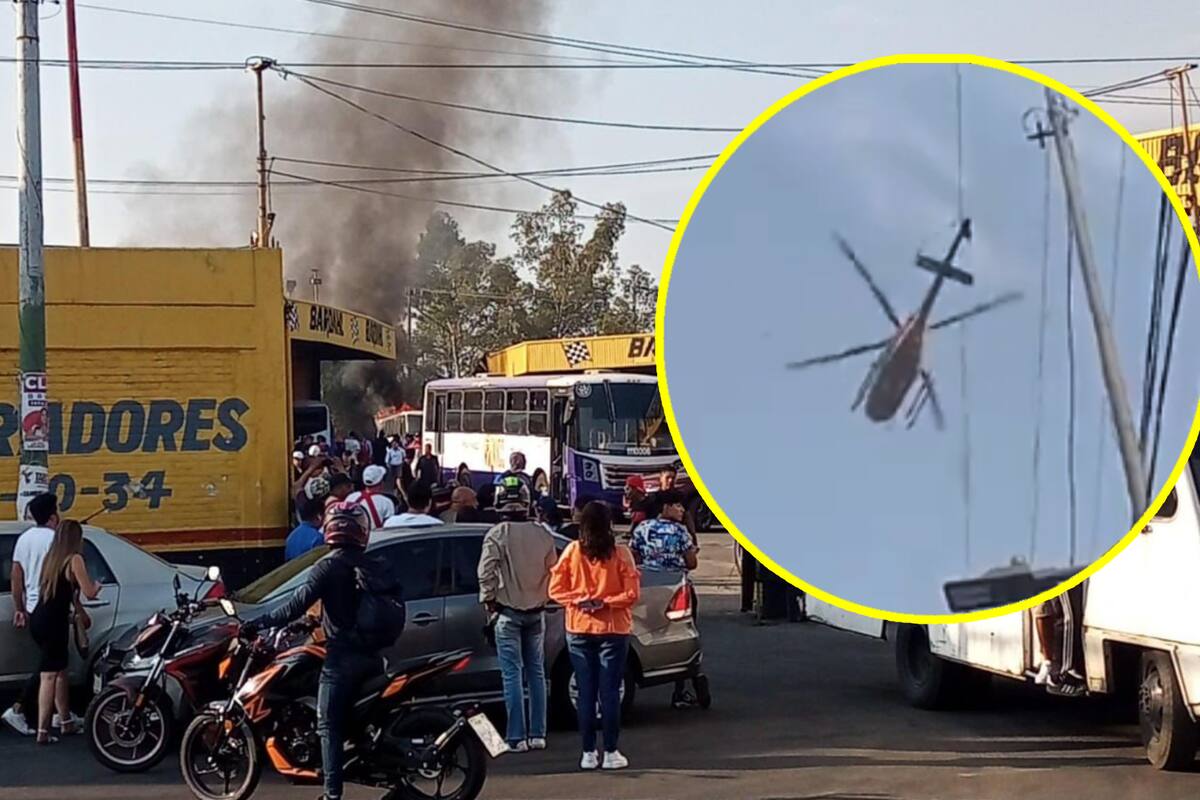 Reportan 3 muertos tras caída de helicóptero en la Cdmx (VIDEOS)