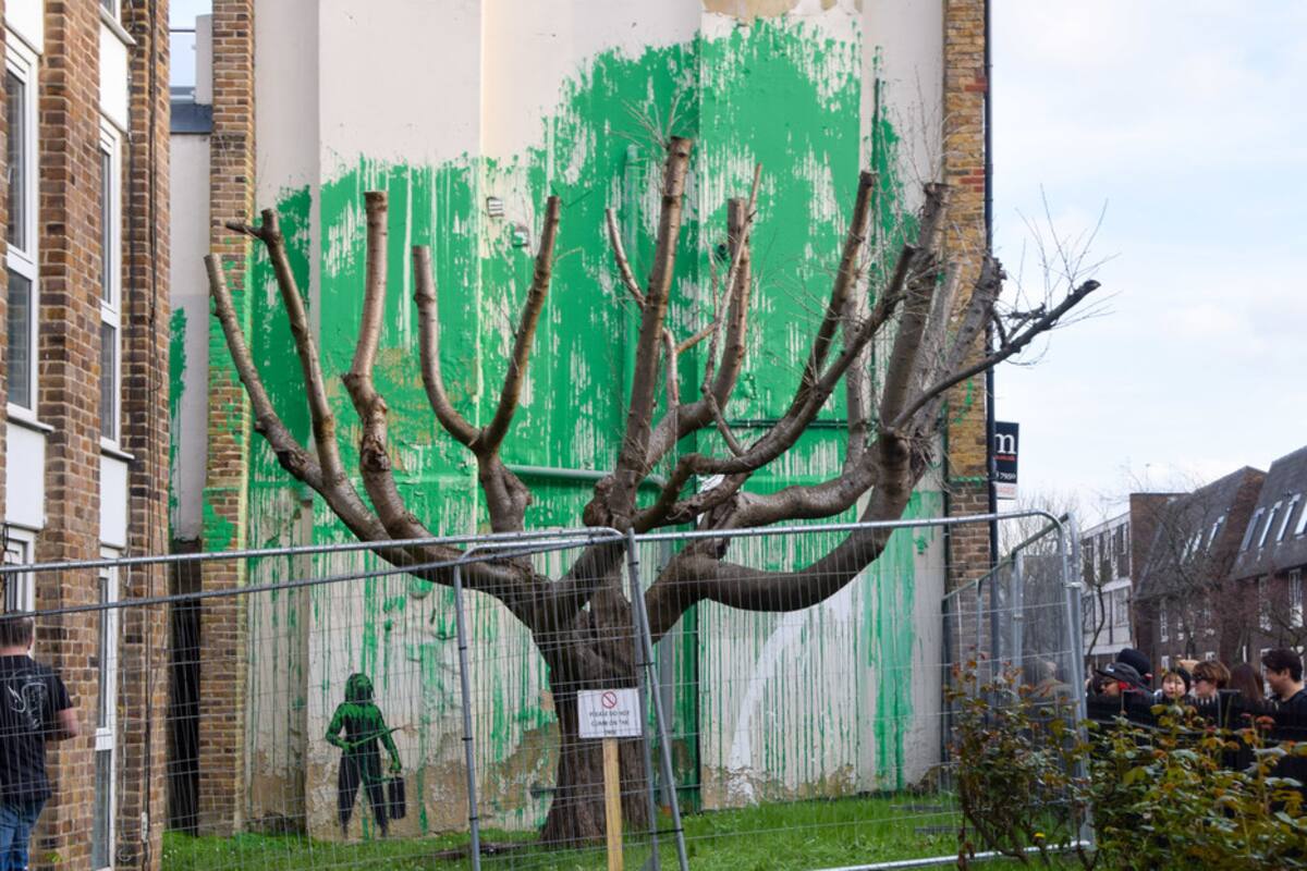 Vandalizan última obra de “Banksy”
