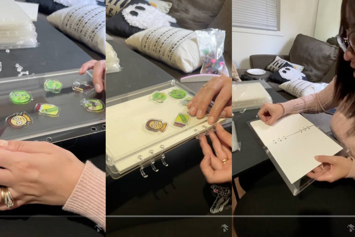 De esta manera puedes tener un cuaderno con pastas de acrílico | TikTok