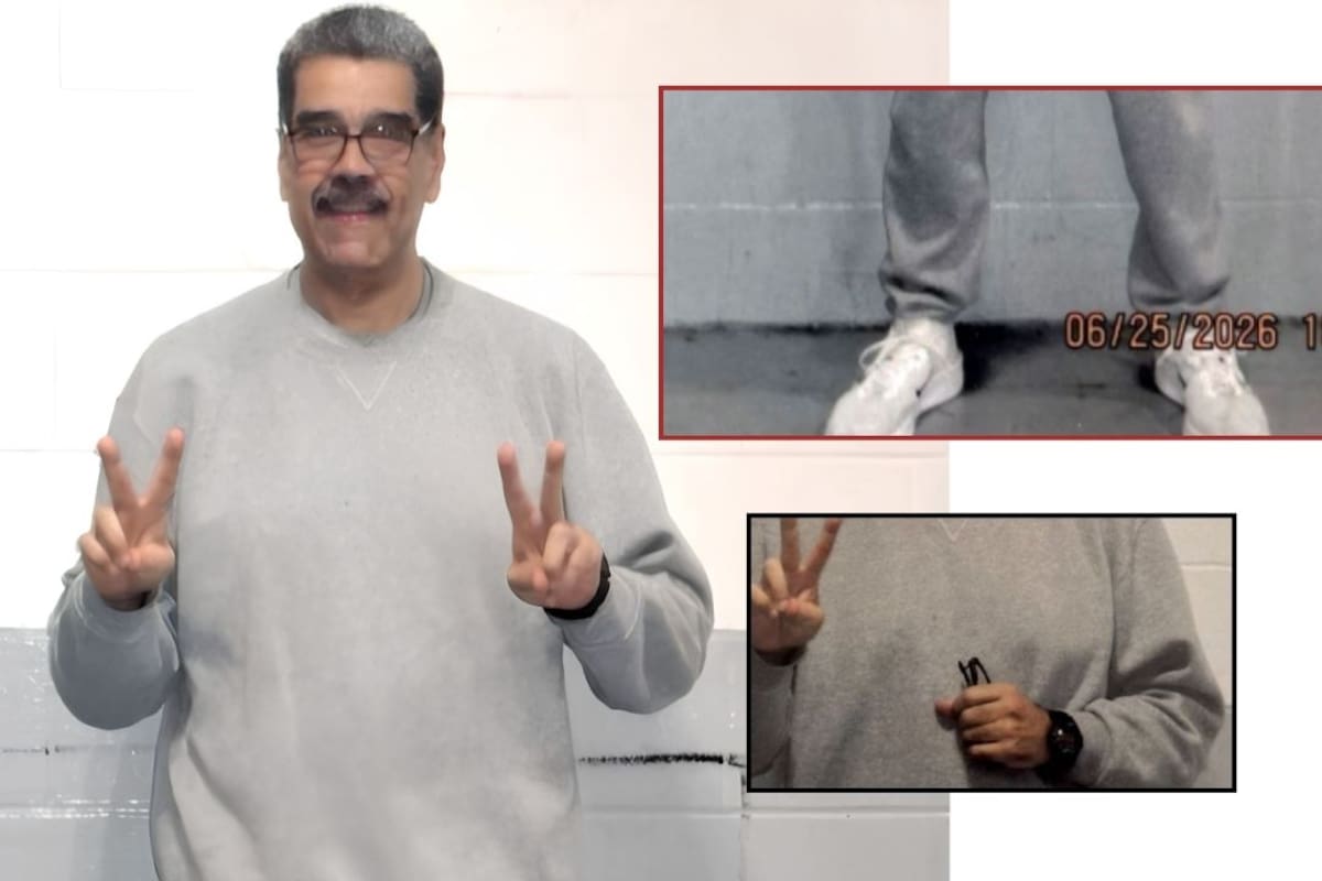 En redes cuestionan que fotos de Maduro sean reales por tres detalles en su vestuario en la cárcel