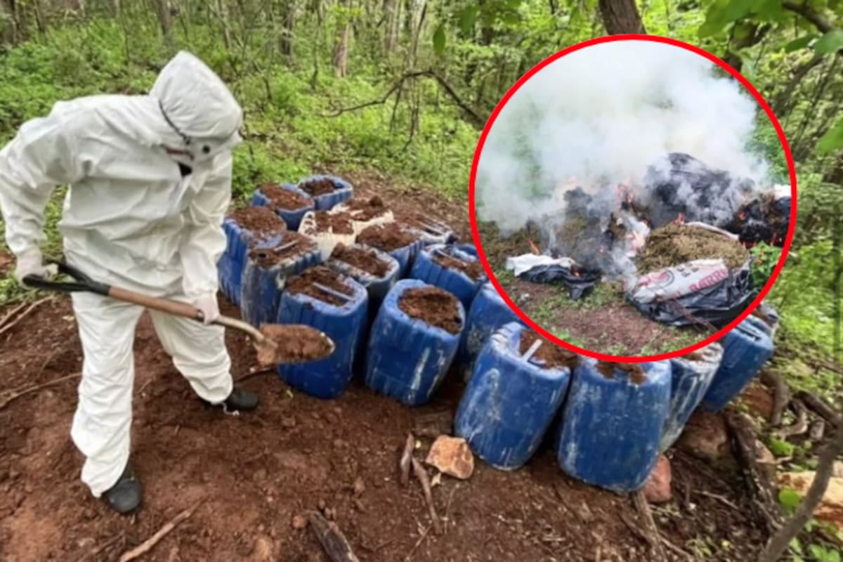 Descubren narcolaboratorios en Cosalá y Culiacán: aseguran químicos, mezcladoras y 70 kilos de marihuana