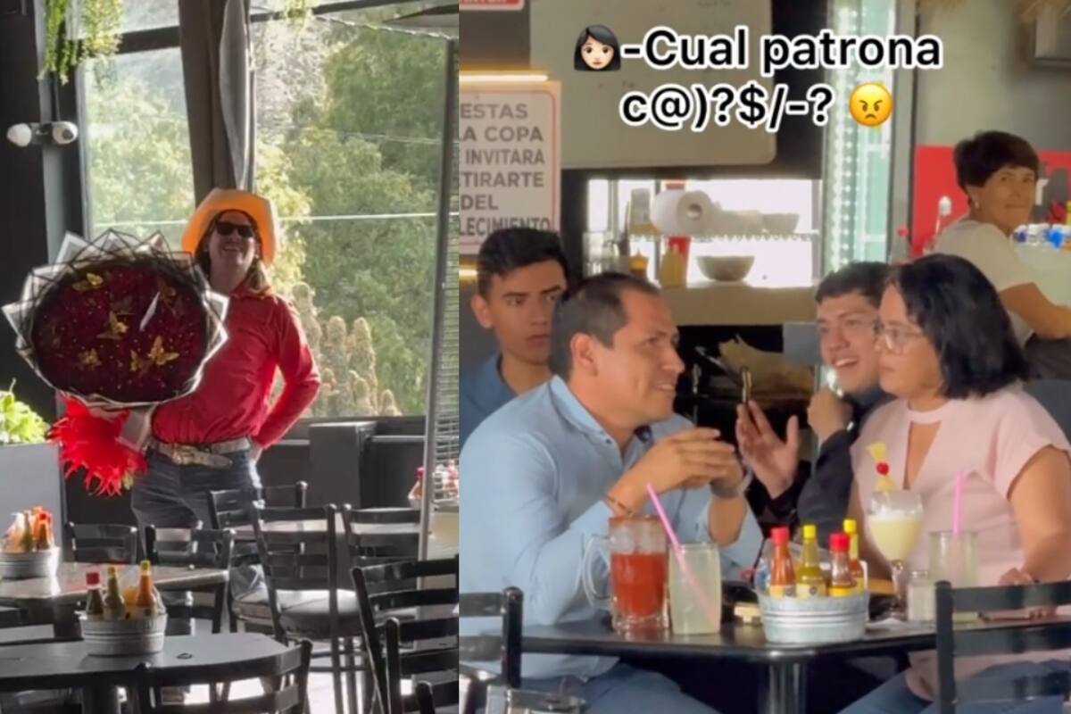 Hombre se mete en problemas porque le mandan flores de la ‘Patrona’ frente a su esposa