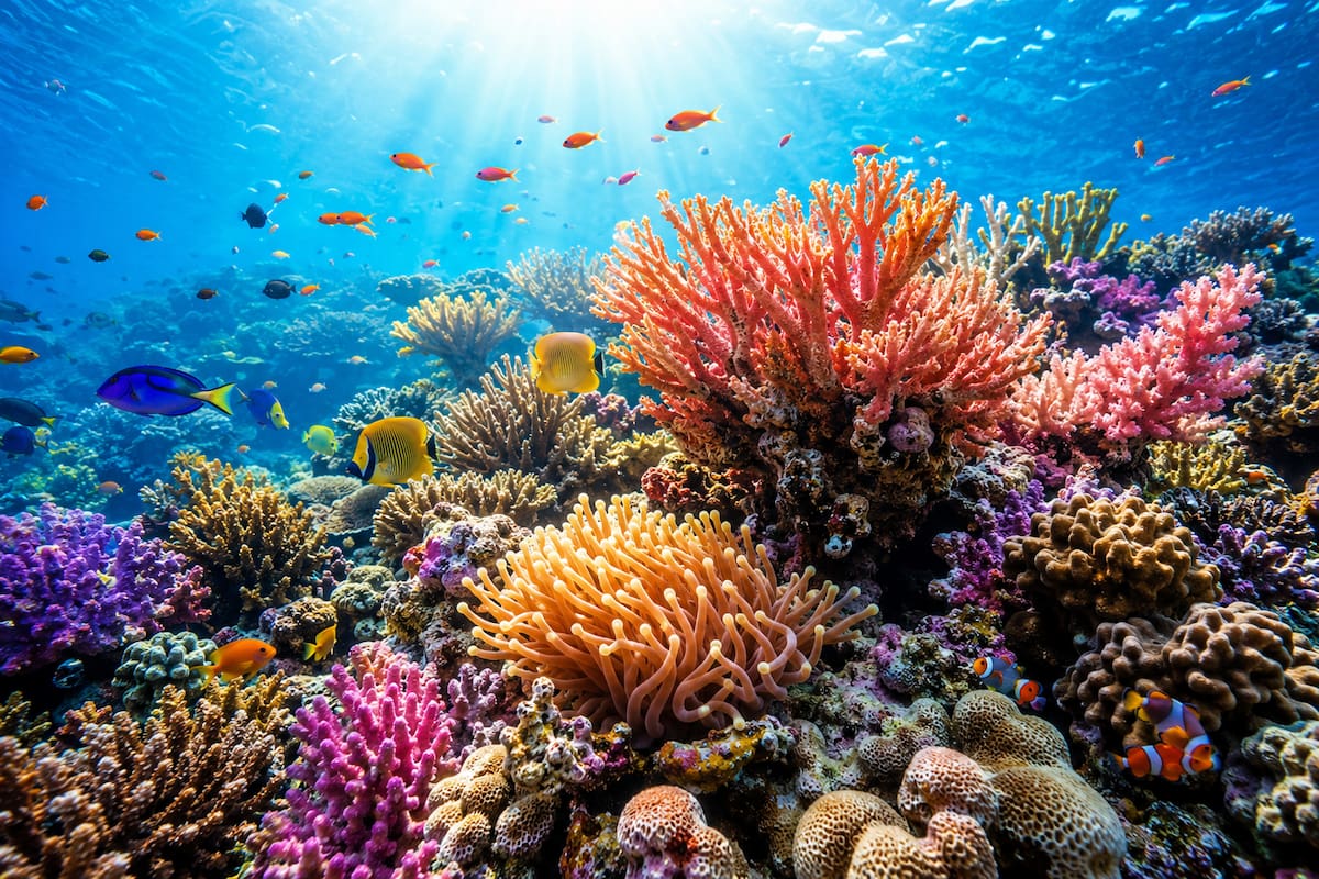 ¿Sabías que el coral es un animal, no una planta?