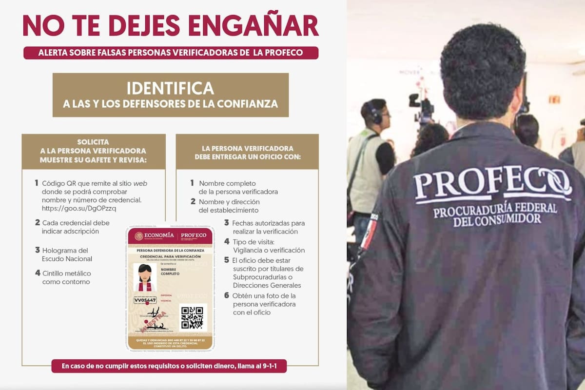 Profeco alerta sobre verificadores “piratas” ¿Cómo identificar a los verdaderos?