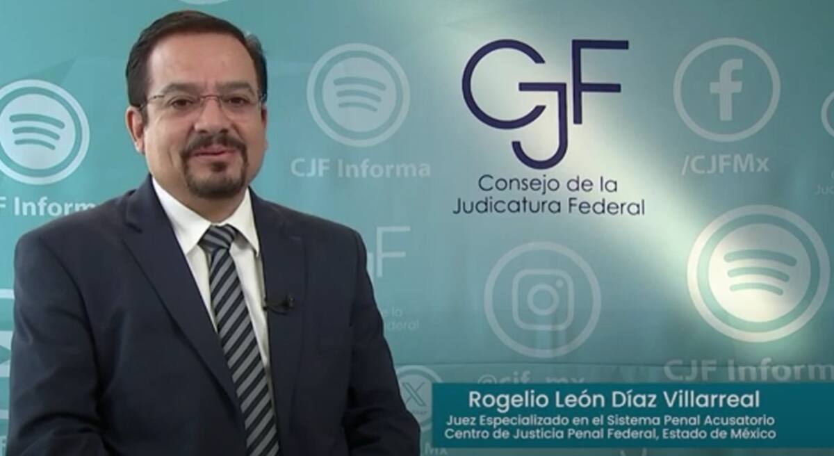 Fotografía del juez Rogelio León Díaz.