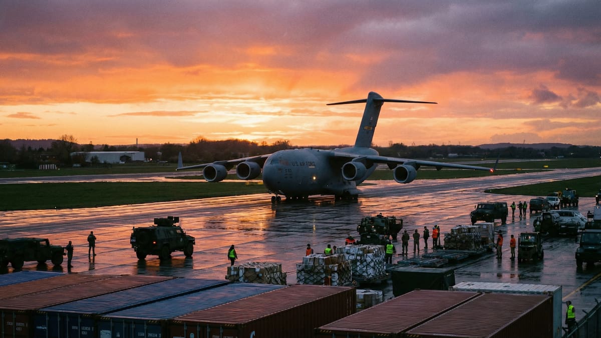 Autoridades europeas interceptaron cargamentos con componentes militares en un aeropuerto clave, tras detectar irregularidades en su traslado.