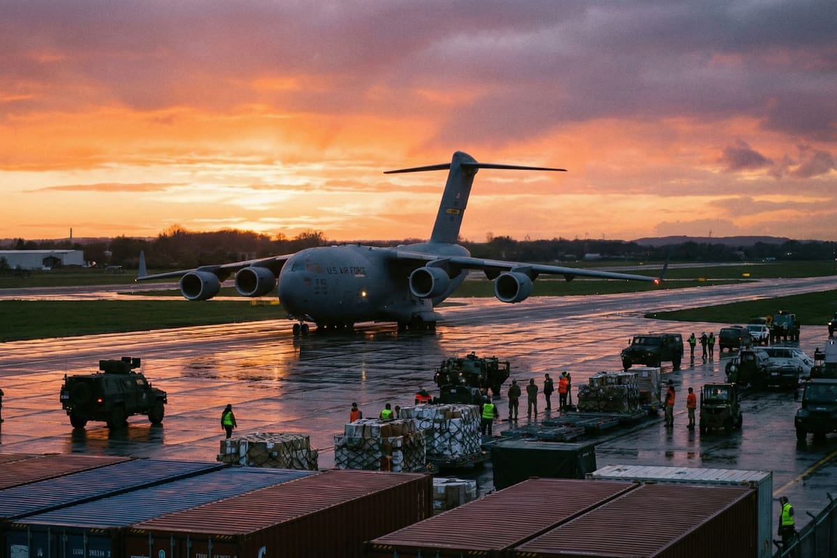 Bélgica confisca cargamento militar con destino a Israel tras detectar equipo no declarado y activa investigación penal por posible violación de restricciones aéreas