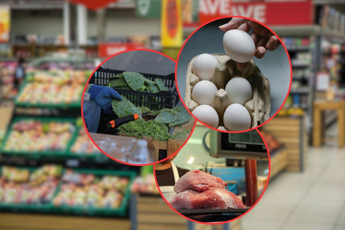 El precio del huevo, la carne de cerdo y los nopales registra una baja en la primera quincena de marzo de 2026 según el Inegi a pesar de que la inflación anual en México se ubicó en 4.63%