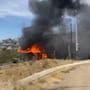 Incendio consume casa de madera en Rosarito; no hubo lesionados