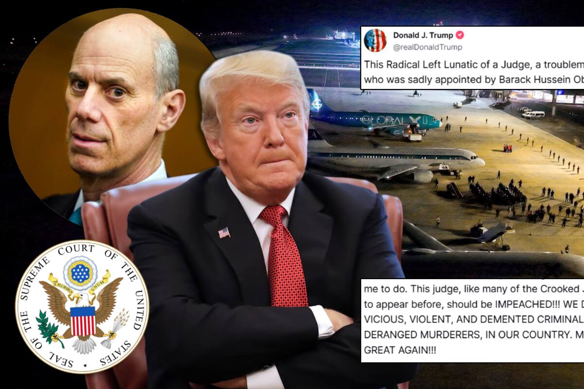 Presidente de la Suprema Corte rechaza destituir a Juez que intentó frenar deportaciones 300 presuntos criminales venezolanos; Trump lo llamó un “lunático de izquierda” y exigió se le retirara del cargo
