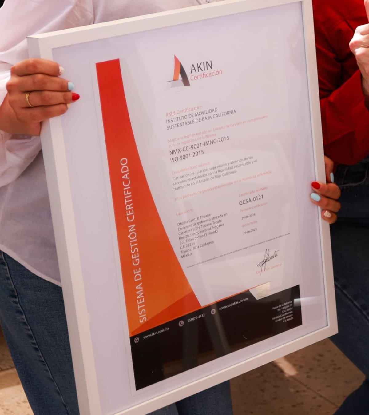 El IMOS recibió la certificación ISO 9001:2025, con la que busca estandarizar trámites, reducir errores y mejorar la atención al sector transportista. Foto: Cortesía.