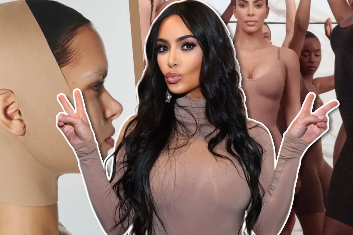 Kim Kardashian lanza faja facial para definir la mandíbula con su marca Skims