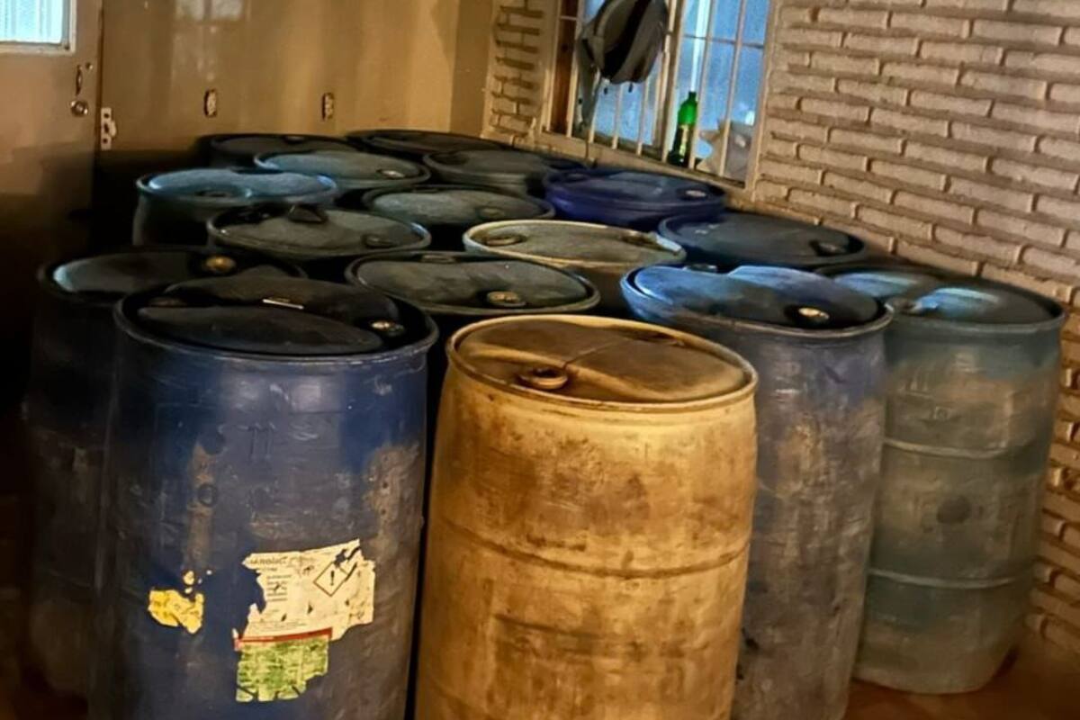 Aseguran inmueble en donde se resguardaban hidrocarburos
