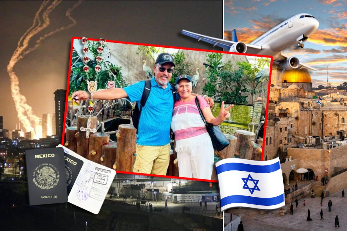 Carlos y su mamá viajaron para cumplir su sueño de conocer ‘Tierra Santa’; se quedaron varados en Israel al empezar a intercambiar ataques con Irán