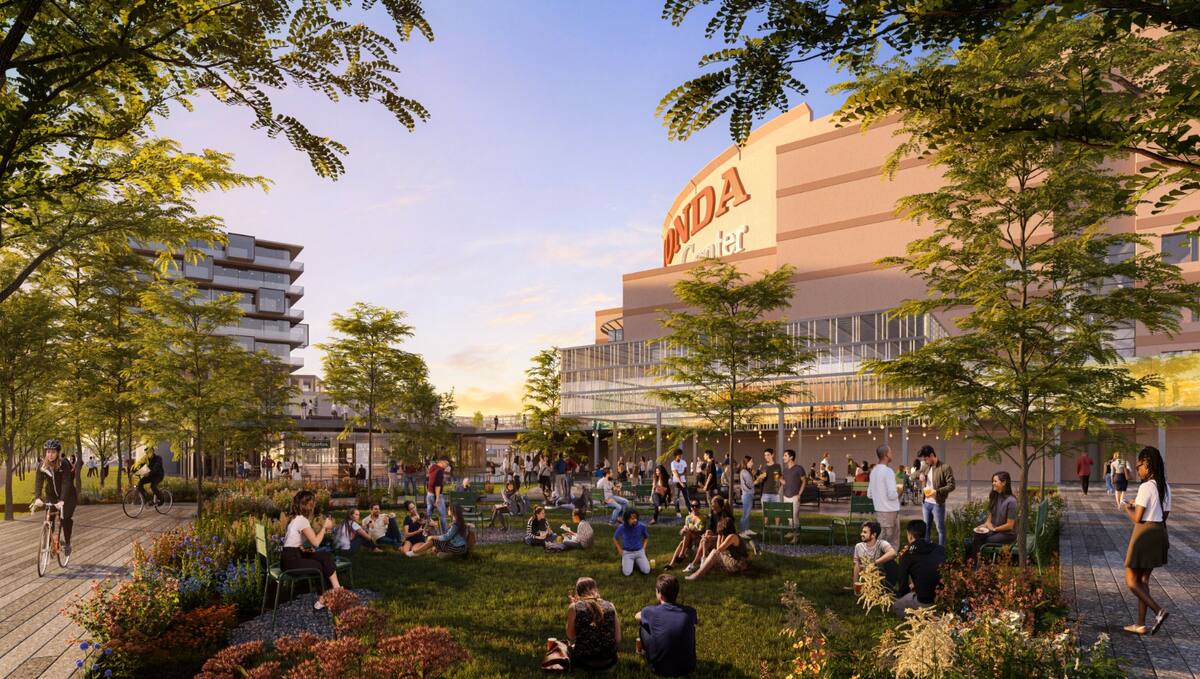 Se trata de un espacio de más de 100 acres alrededor del Honda Center.
