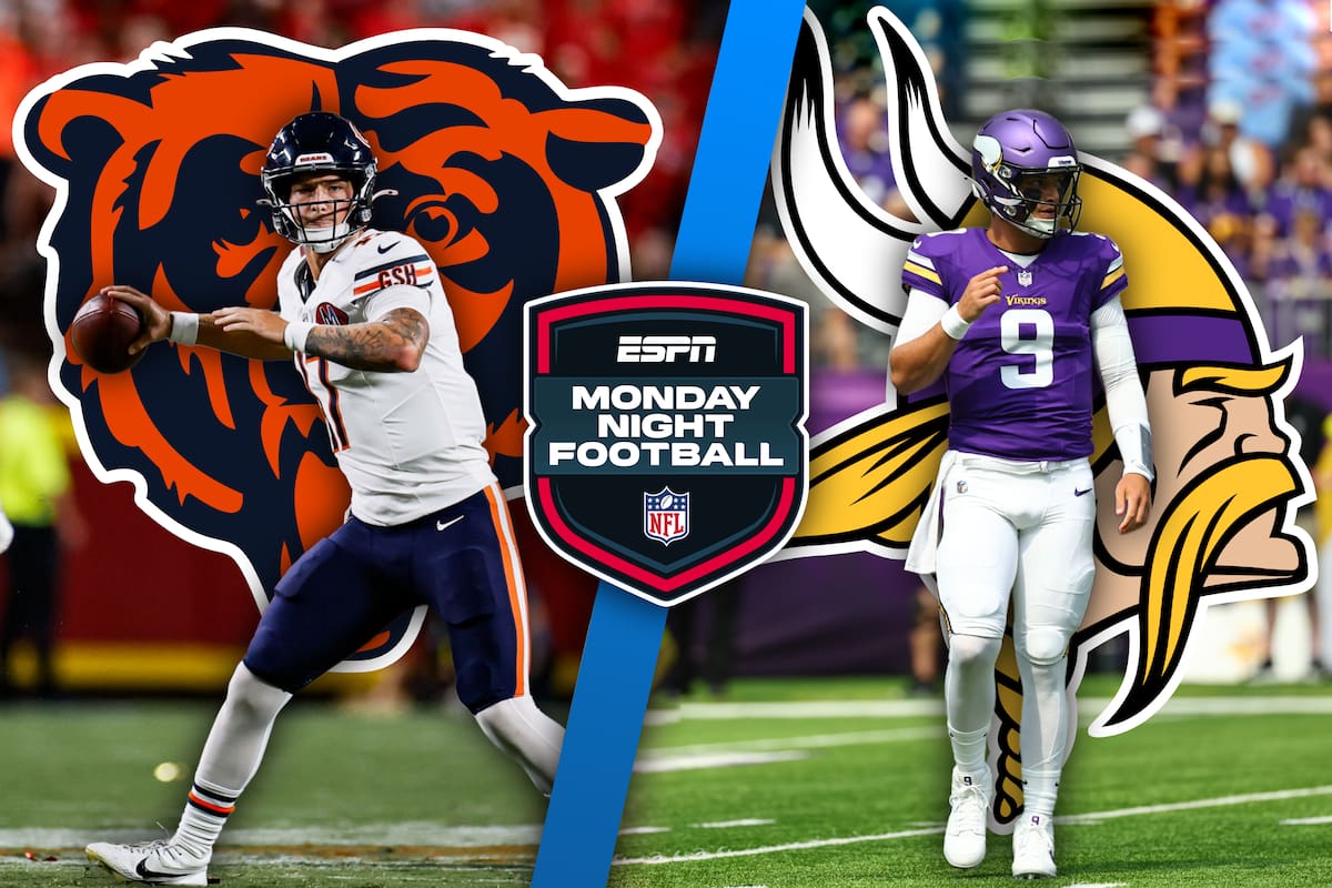 NFL Monday Night Football: ¿A qué hora y dónde ver EN VIVO Bears vs Vikings?