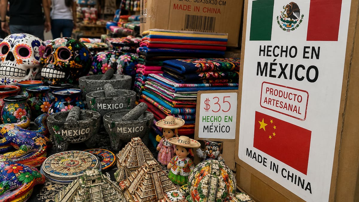 Piratería china desplaza hasta 80% las ventas de artesanías mexicanas y provoca fraude con productos falsos “Hecho en México”