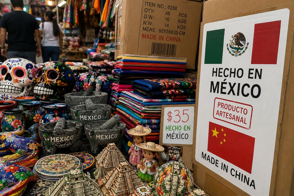Piratería china desplaza hasta 80% las ventas de artesanías mexicanas y provoca fraude con productos falsos “Hecho en México”