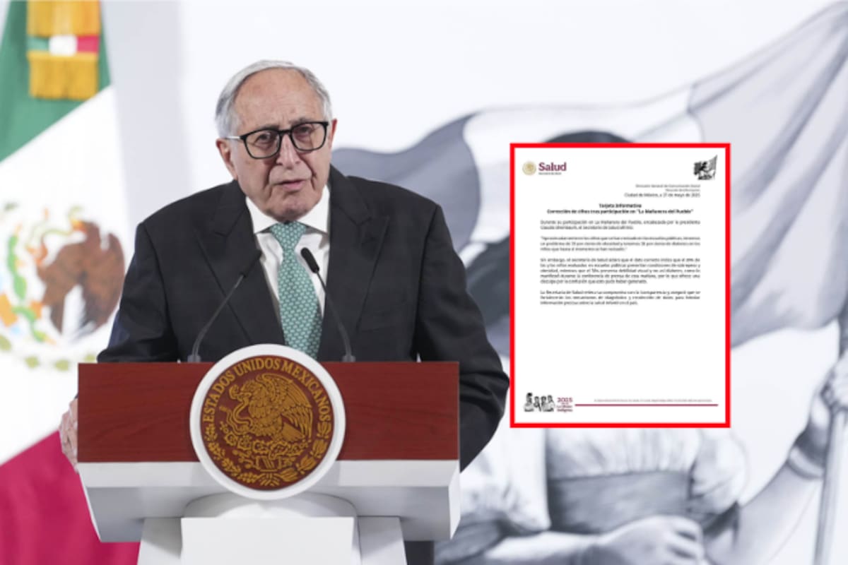 Secretaría de Salud se disculpa por error sobre diabetes infantil durante La Mañanera del Pueblo