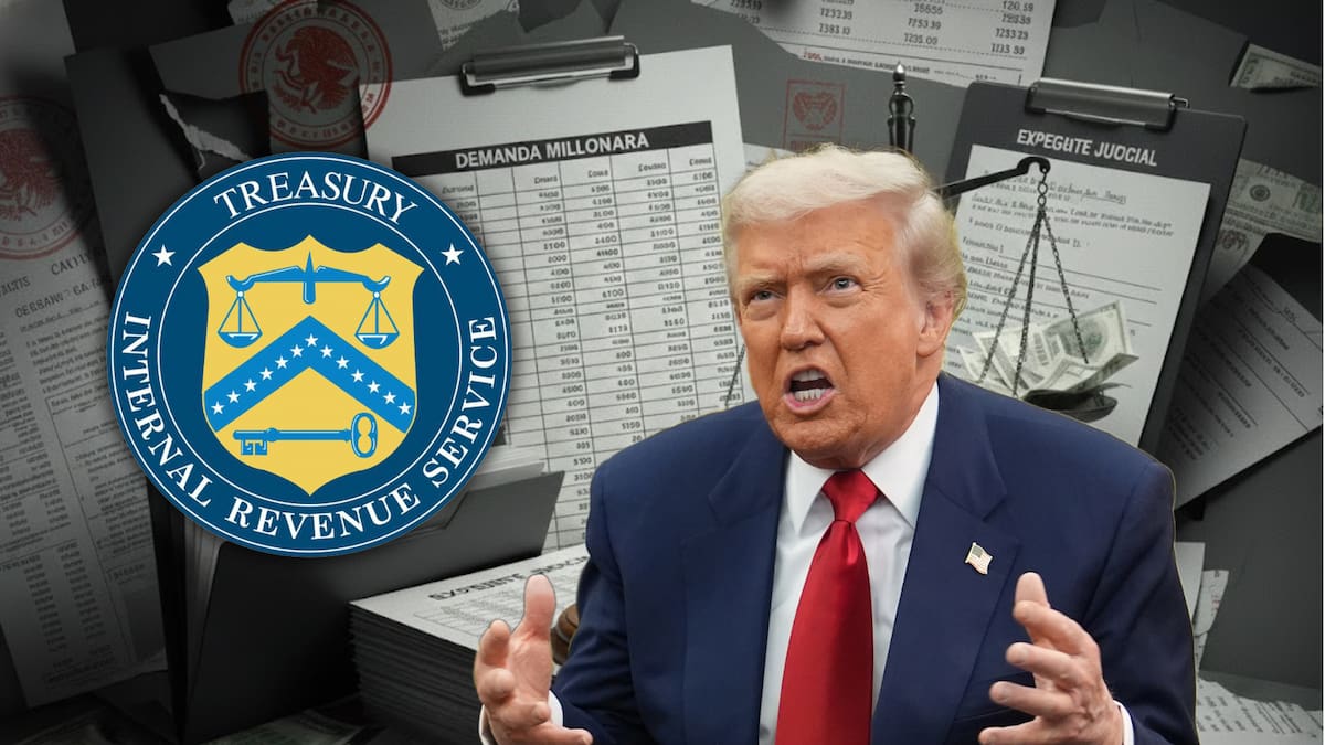 Trump demanda al IRS y al Tesoro por la filtración de su información fiscal y exige 10 mil millones de dólares