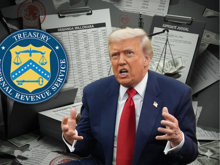 Trump demanda al IRS y al Tesoro por la filtración de su información fiscal y exige 10 mil millones de dólares