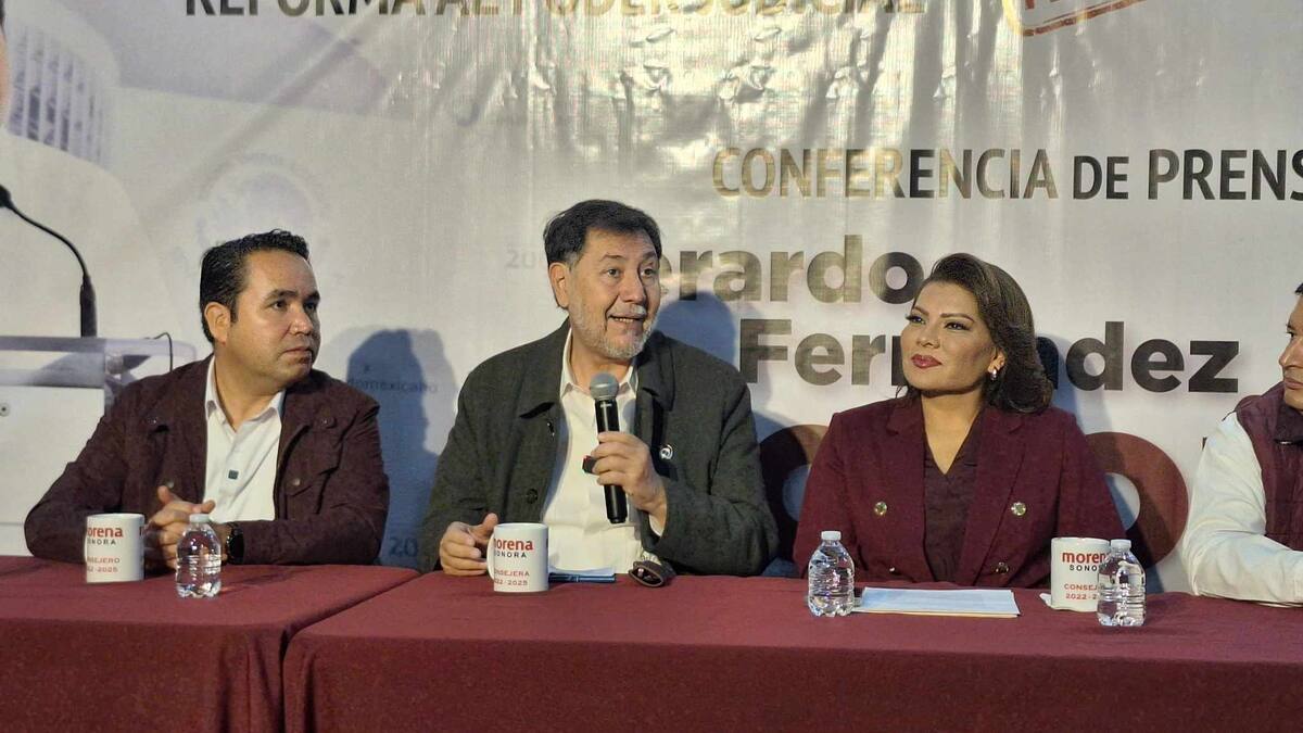 2,560 personas ya participan en elección de jueces, informa Fernández Noroña en su visita a Sonora.
