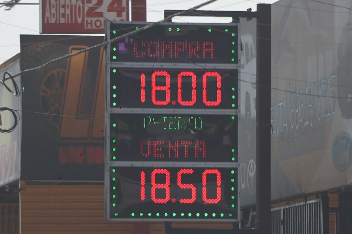 Dólar se vende hasta en 18.50 pesos en Mexicali