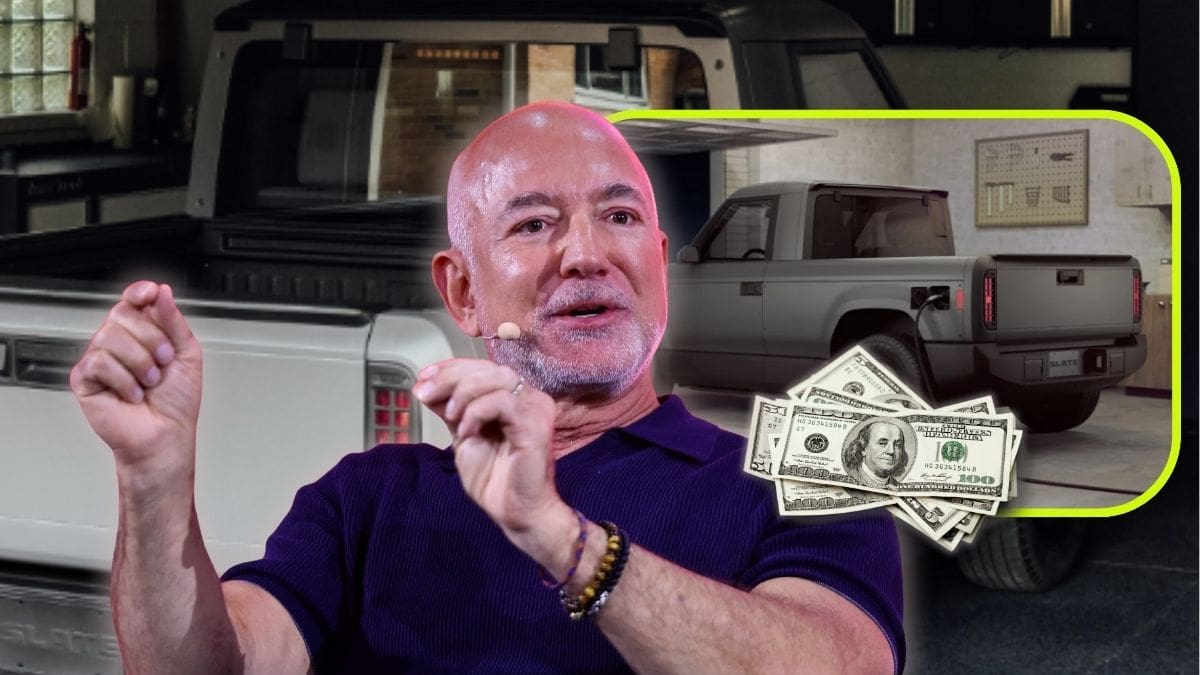 Slate, la pick-up eléctrica con Jeff Bezos entre sus inversionistas, busca competir por precio con camionetas básicas como la Nissan NP300 y dejaría al cliente personalizarla desde su casa con viniles y accesorios