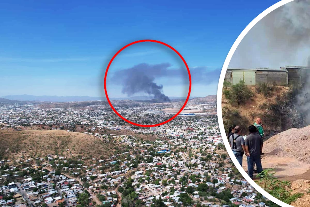 Sofocan incendio tóxico en Nogales