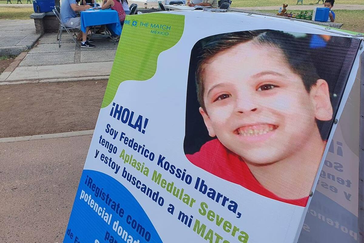 Buscan donadores de células madre para Federico; enfermedad seca su médula ósea