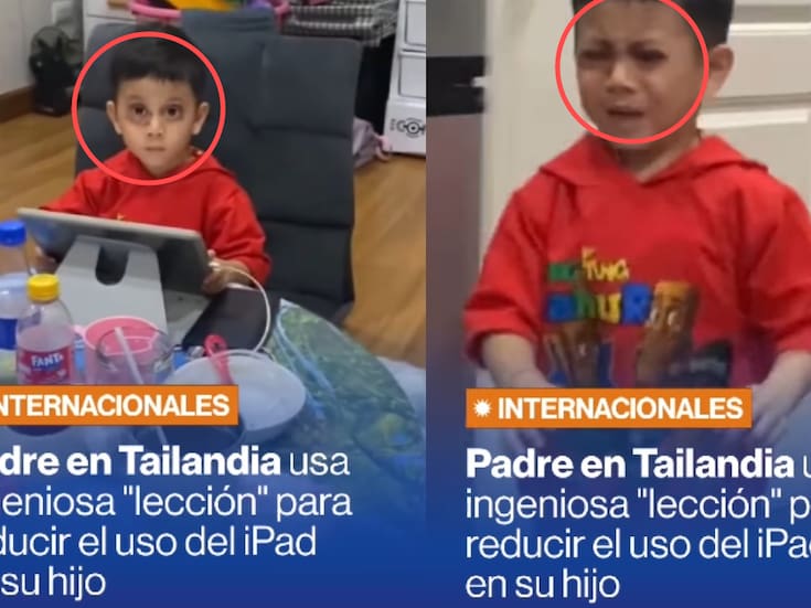“Le pintó los ojos morados, parecían moretones”: Padre se vuelve viral por darle una hilarante lección a su hijo sobre el uso excesivo de la tablet