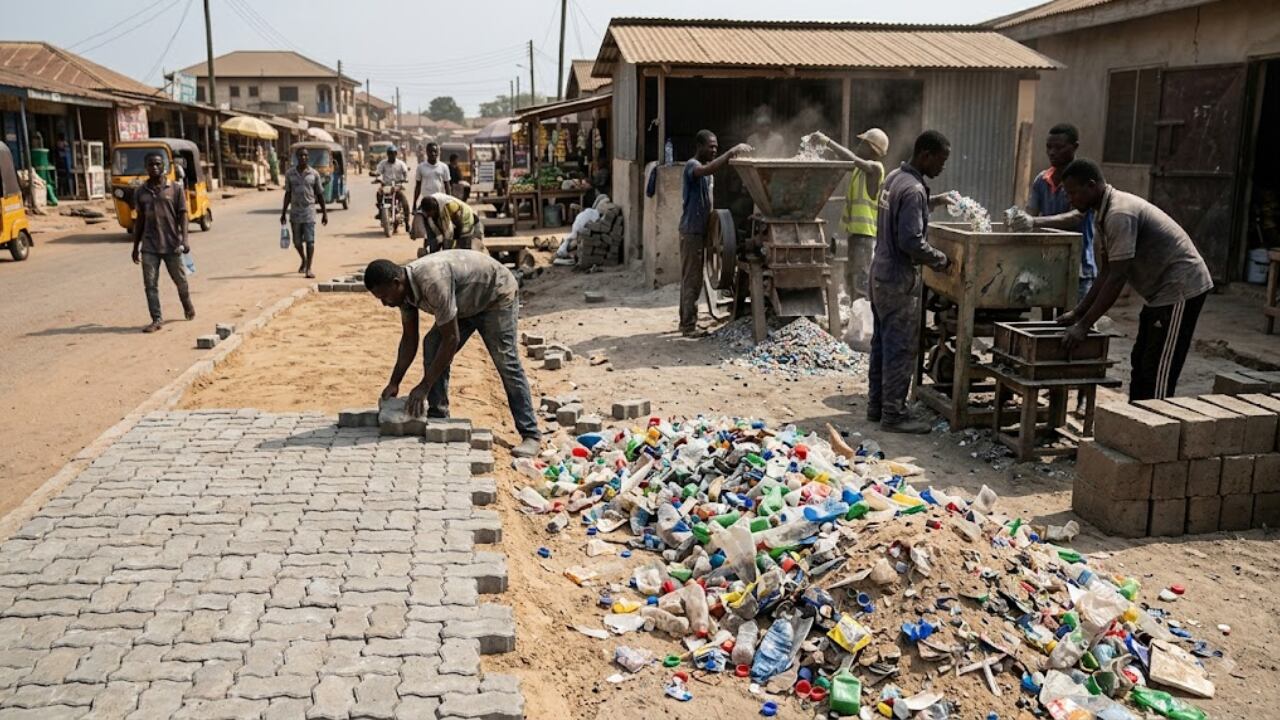 La propuesta desarrollada en Ghana plantea una alternativa para reutilizar parte de los desechos que no llegan al reciclaje.